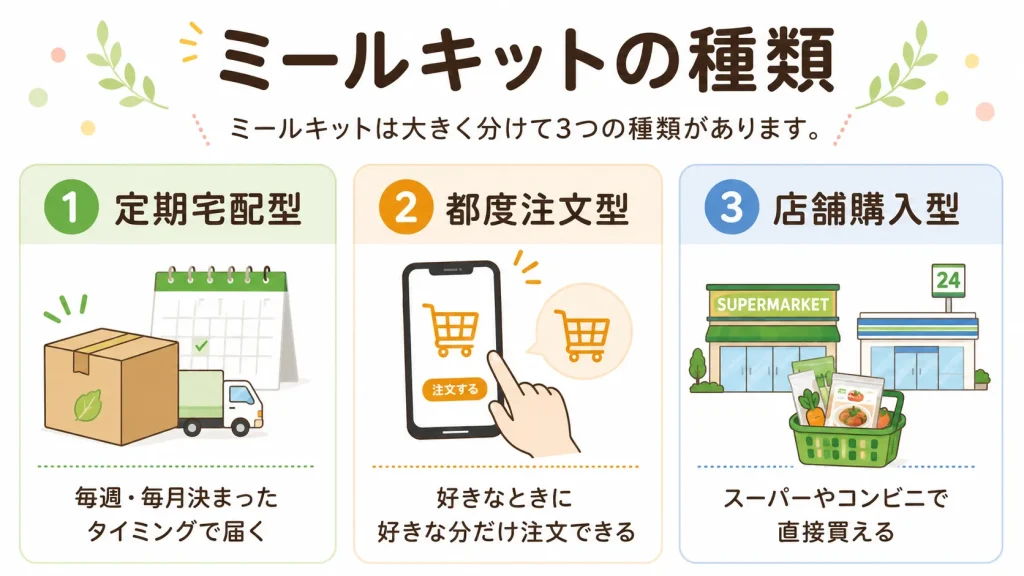 ミールキットの種類